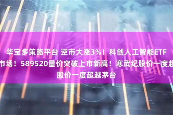 华宝多策略平台 逆市大涨3%！科创人工智能ETF领跑全市场！589520量价突破上市新高！寒武纪股价一度超越茅台
